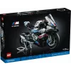 LEGO Technic motocikla modelis BMW M1000RR 42130 ar detalizētu dzinēju un strādājošu balstiekārtu