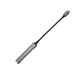 i-tec Metal USB-C HUB 1x USB 3.0 + 3x USB 2.0, USB 3.2 Gen 1 (3.1 Gen 1) Type-C, USB 2.0, USB 3.2 Gen 1 (3.1 Gen 1) Type-A, metālisks, metāls, 0,19 m, Android