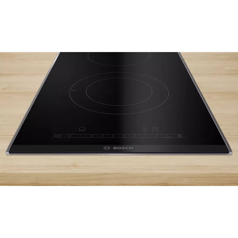 Bosch Serie 6 PKF375FP2E plīts virsma Melna Iebūvējama 30 cm Keramikas plīts virsma 2 zonas