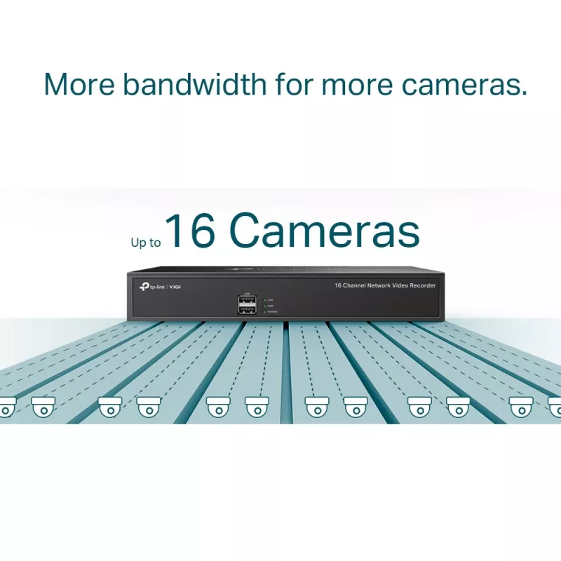 TP-Link VIGI 16 kanālu tīkla videoreģistrators