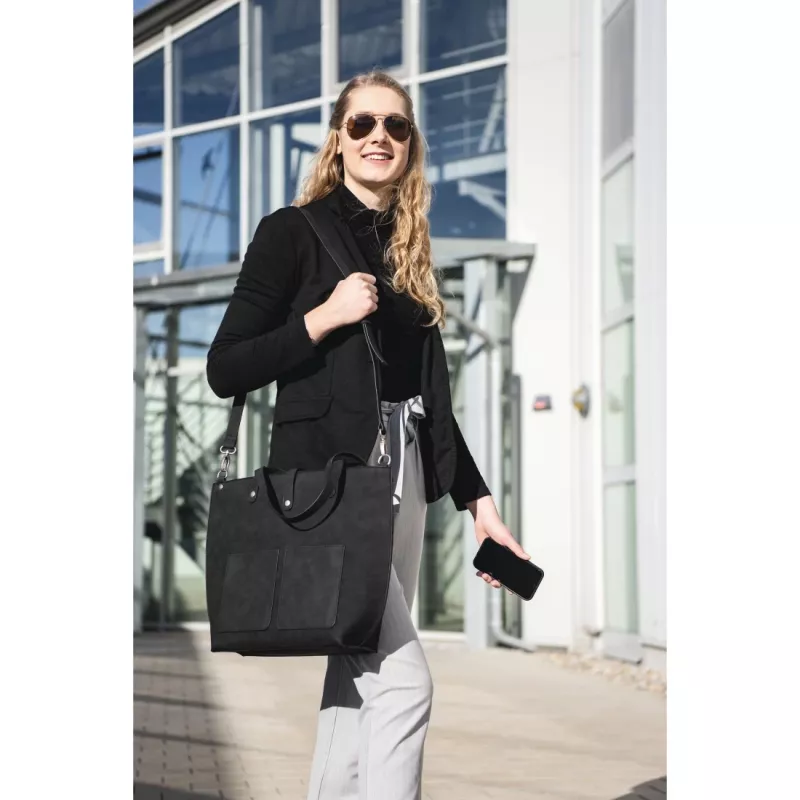 Hama Classy 35.8 cm (14.1 collas) sieviešu portfelis melns