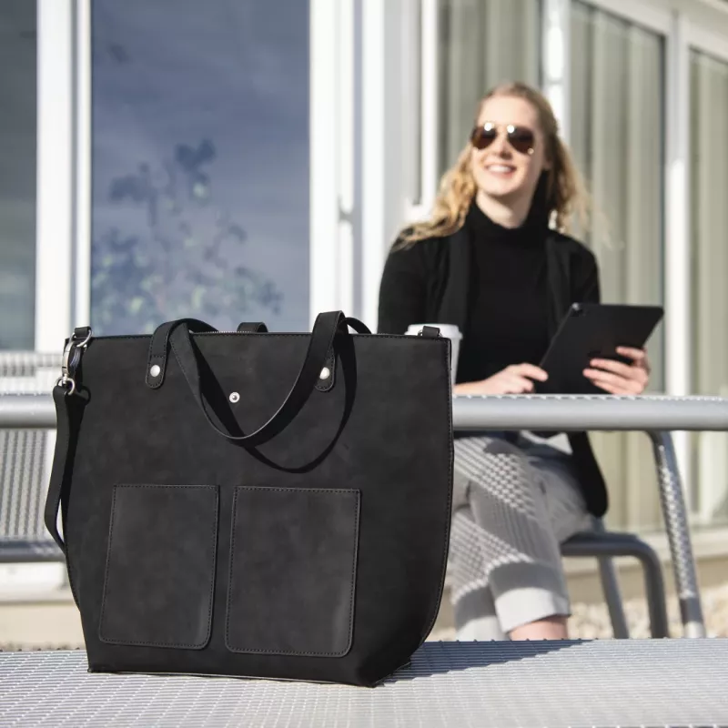 Hama Classy 35.8 cm (14.1 collas) sieviešu portfelis melns