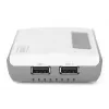 DIGITUS 2 portu USB 2.0 Wi-Fi tīkla serveris NAS USB centrmezgls drukas serveris