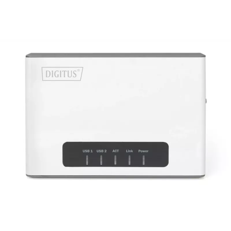 DIGITUS 2 portu USB 2.0 Wi-Fi tīkla serveris NAS USB centrmezgls drukas serveris