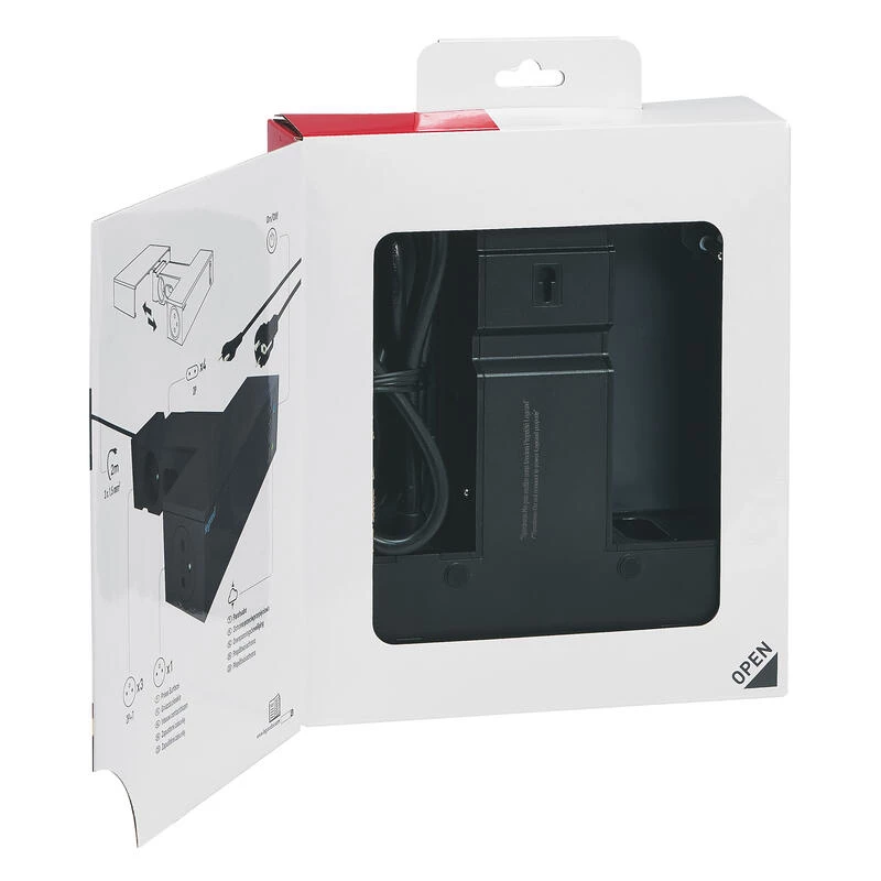 Legrand 049430 power extension 2 m 8 AC outlet(s) iekštelpu Melns