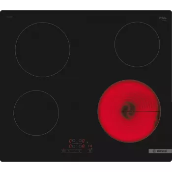 Bosch Serie 4 PKE611BB2E plīts Melns Iebūvējams 60 cm Keramiskā plīts 0 zona(-as)