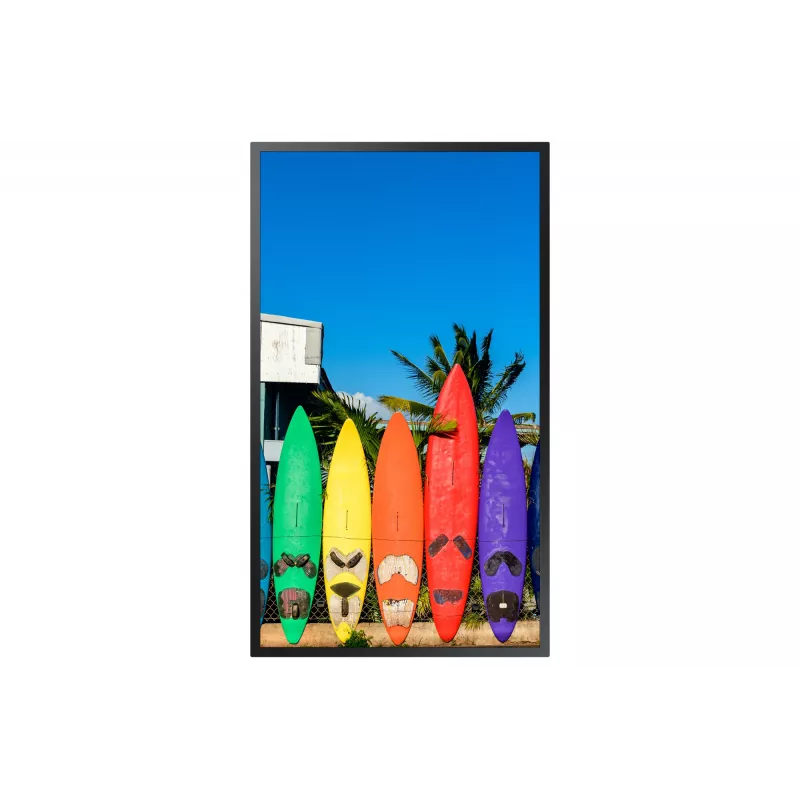 Samsung OM55B Digital signage plakanā paneļa displejs 139,7 cm (55 collas) LCD Wi-Fi 3000 cd/m² 4K Ultra HD Melns Iebūvēts procesors Tizen 5.0 24/7