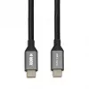 USB-C–USB-C kabelis IBOX IKUMTC31G2 USB 3.2 Gen 2, 1 m, melns