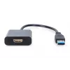 DIGITUS USB 3.0 uz HDMI adapteris, ieeja USB, izeja HDMI, izšķirtspēja līdz 1080p