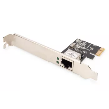 Digitus Gigabit Ethernet PCI Express tīkla karte DN-10130-1 Vadu 1000 Mbit/s Melna