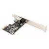 Digitus Gigabit Ethernet PCI Express tīkla karte DN-10130-1 Vadu 1000 Mbit/s Melna