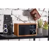 Pārnēsājamais radio Adler AD 1184 ar DAB+/FM/AM digitālo uztvērēju, Bluetooth 5.0, 15W, SD/USB, modinātājpulksteni, melns/koks