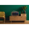 Pārnēsājamais radio Adler AD 1184 ar DAB+/FM/AM digitālo uztvērēju, Bluetooth 5.0, 15W, SD/USB, modinātājpulksteni, melns/koks