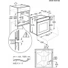 Electrolux EOF3H50BX 65 L Nerūsējošais tērauds