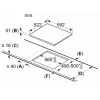 Bosch PIE611BB5E plīts melna iebūvējama 60 cm zonas indukcijas plīts 4 zonas