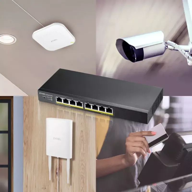 Zyxel GS1915-8 pārvaldāms L2 Gigabit Ethernet (10/100/1000) Melns