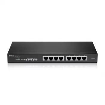 Zyxel GS1915-8 pārvaldāms L2 Gigabit Ethernet (10/100/1000) Melns