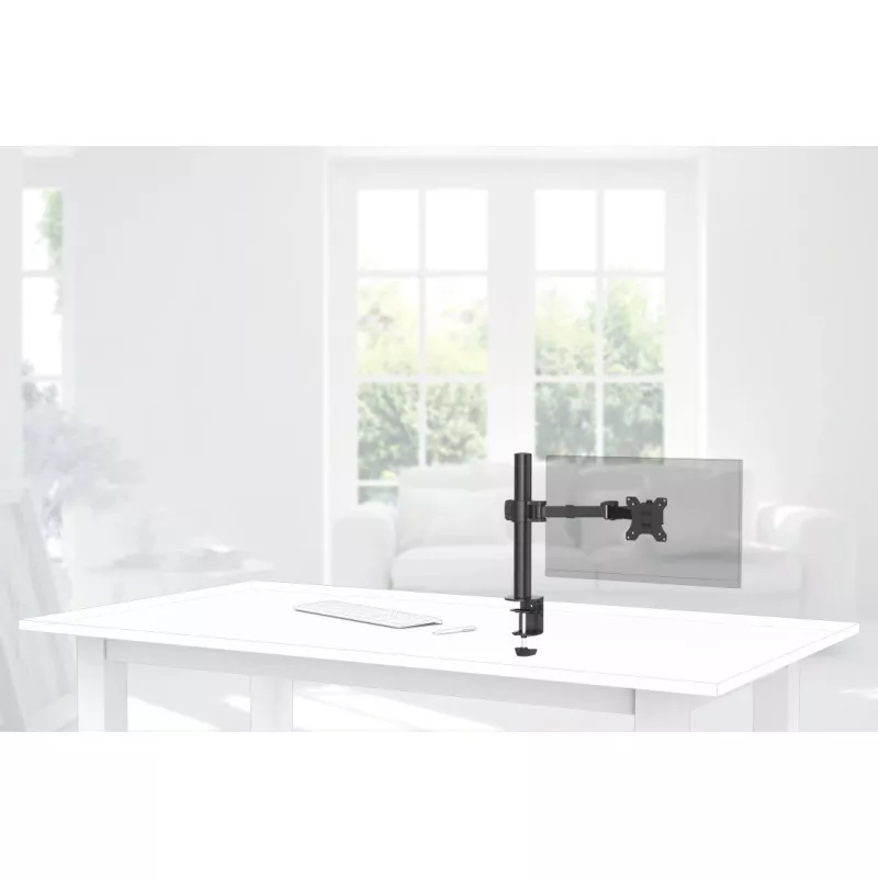 Hama 00118493 monitora stiprinājums / statīvs 88,9 cm (35 collu) Galda Melns
