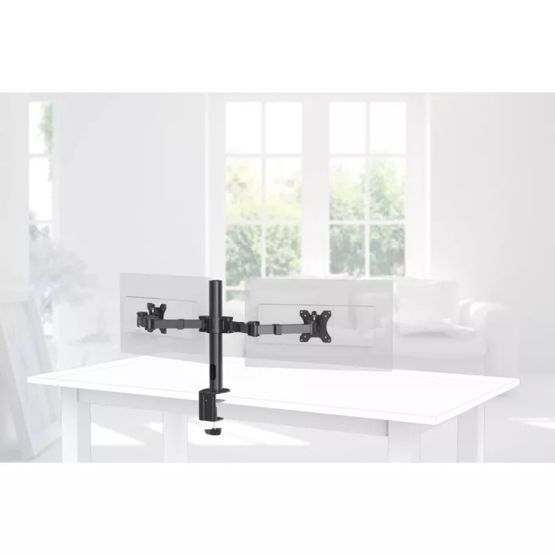Hama 00118494 monitora stiprinājums / statīvs 88,9 cm (35 collas) Galda melns