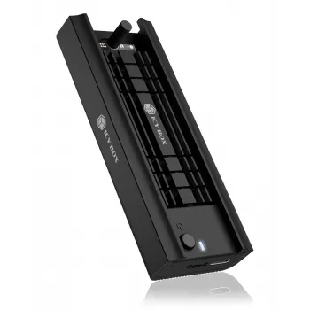 ICY BOX IB-180MC-C31 SSD korpuss Melns M.2