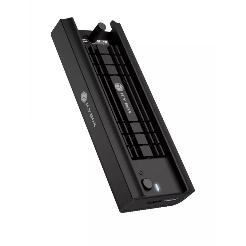 ICY BOX IB-180MC-C31 SSD korpuss Melns M.2