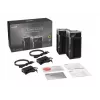 ASUS ZenWiFi Pro ET12 Tri-band (2.4 GHz / 5 GHz / 6 GHz) Wi-Fi 6E (802.11ax) Melns 3 Iekšējās