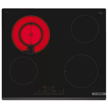 Bosch PKF631FP3E plīts virsma Melna Iebūvējams 60 cm Keramiskā plīts virsma 4 zonu(as)