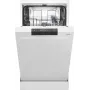 Brīvi stāvoša trauku mazgājamā mašīna Gorenje GS520E15W — 9 trauku komplekti, 47 dB, 448×600×845 mm, 9 L/ciklā