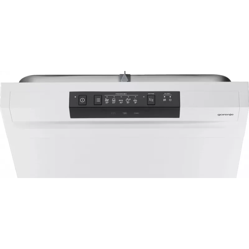 Brīvi stāvoša trauku mazgājamā mašīna Gorenje GS520E15W — 9 trauku komplekti, 47 dB, 448×600×845 mm, 9 L/ciklā