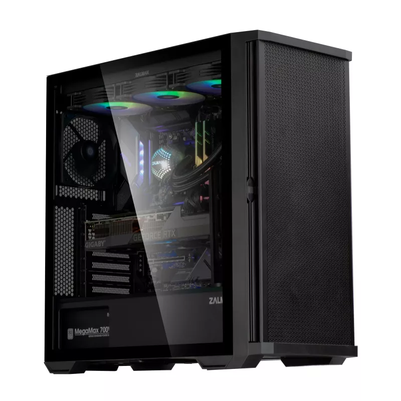 Zalman Z10 datora korpuss Midi Tower melns