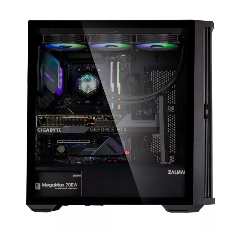 Zalman Z10 datora korpuss Midi Tower melns