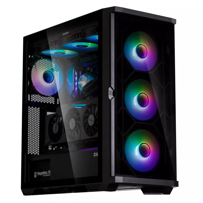 Zalman Z10 DUO datora korpuss Midi Tower Melns
