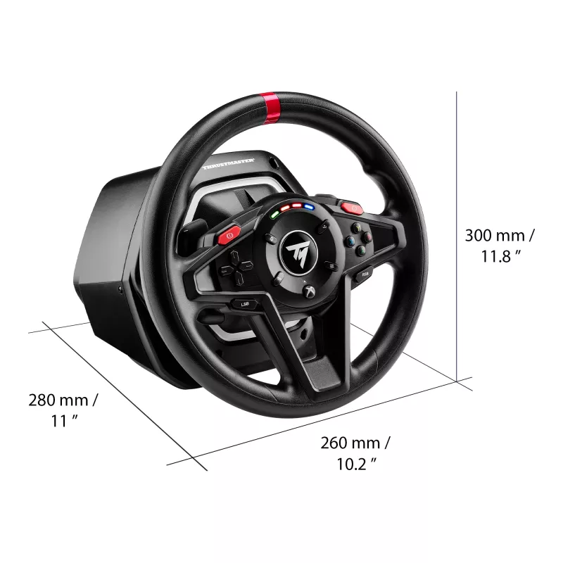 Thrustmaster T128 Melns USB Steering wheel + Pedals Analogue PC 4460184