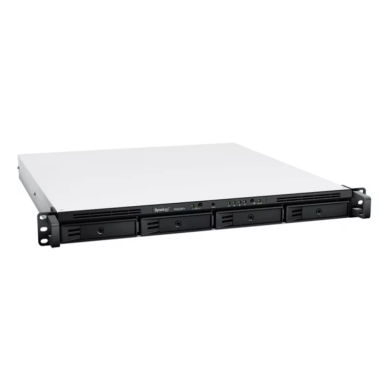 SYNOLOGY Rack Station RS822RP+ 1U 4-bay NAS Server Barebone ar redundantu barošanas bloku