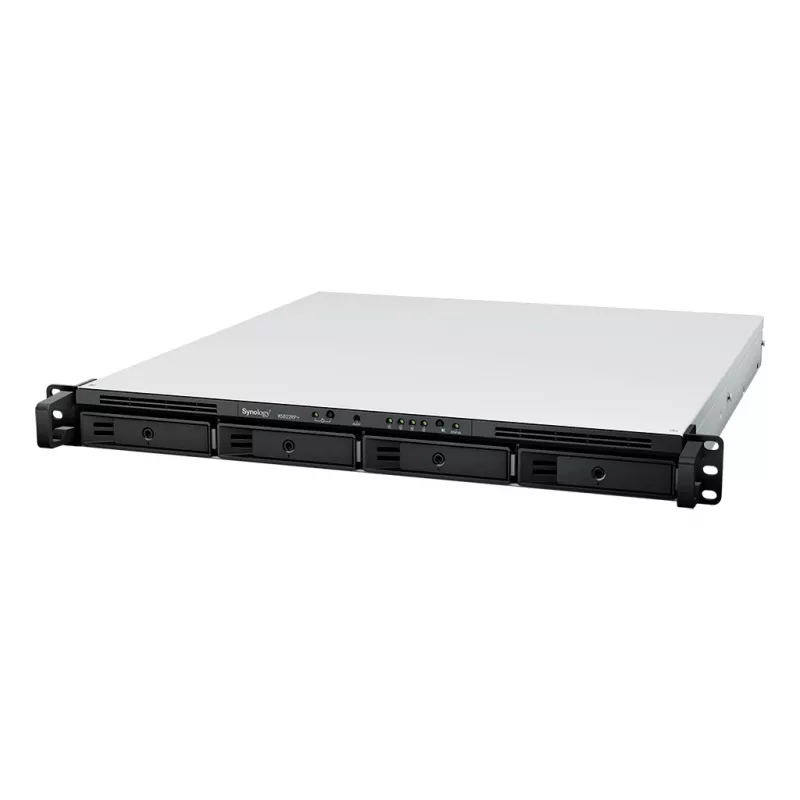 SYNOLOGY Rack Station RS822RP+ 1U 4-bay NAS Server Barebone ar redundantu barošanas bloku