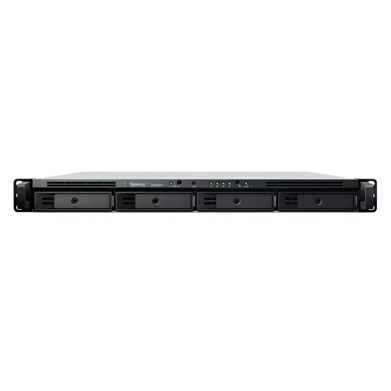 SYNOLOGY Rack Station RS822RP+ 1U 4-bay NAS Server Barebone ar redundantu barošanas bloku