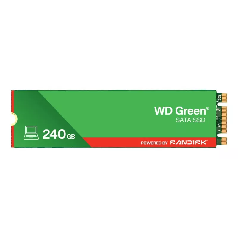 WESTERN DIGITAL SSD - WD Green - 240GB - SATA 6Gb/s - M.2 2280