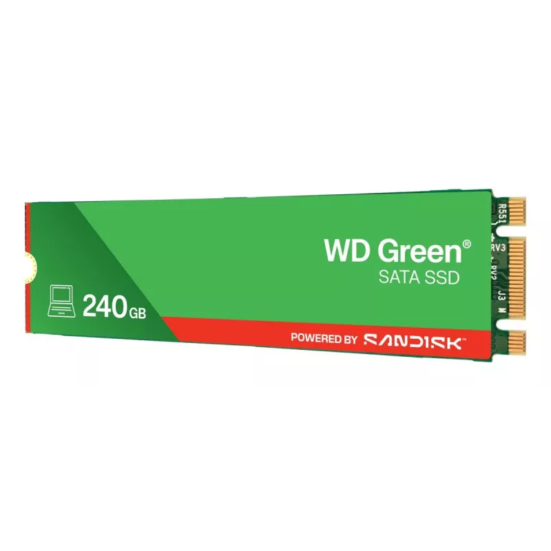 WESTERN DIGITAL SSD - WD Green - 240GB - SATA 6Gb/s - M.2 2280
