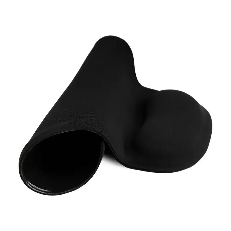 Peles paliktnis SAVIO MP-01B gēla plaukstas balsts 3 mm biezums 230×190 mm melns