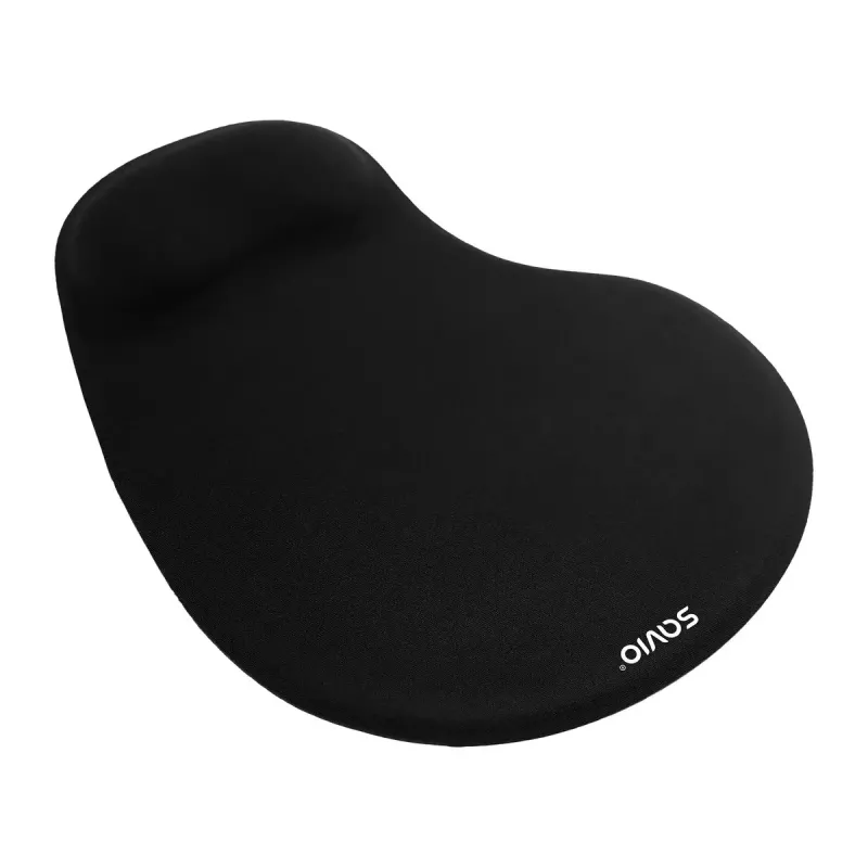 Peles paliktnis SAVIO MP-01B gēla plaukstas balsts 3 mm biezums 230×190 mm melns
