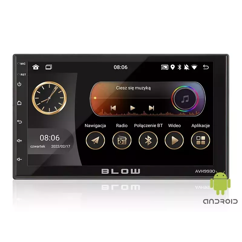 Automašīnas multivides atskaņotājs BLOW AVH-9930 Melns 200 W Wi-Fi Bluetooth