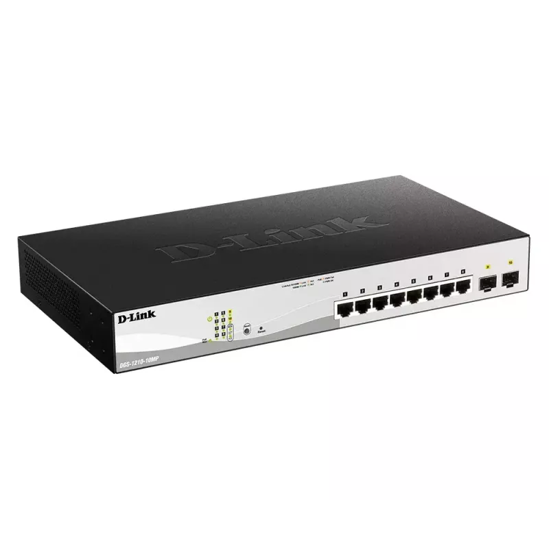 D-Link DGS-1210-52MP Pārvaldāms L2 Gigabitu Ethernet (10/100/1000) Power over Ethernet (PoE) Melns, Pelēks