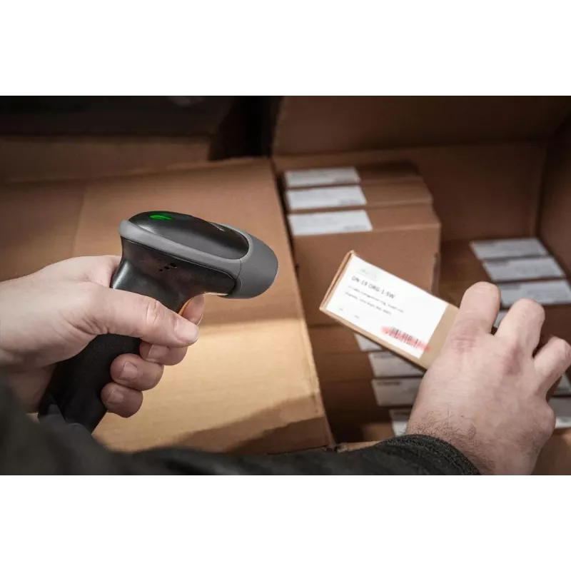 DIGITUS 1D Barcode Hand Scanner 2m USB-RJ45 kabelis