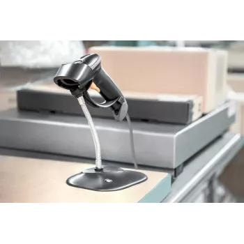 DIGITUS 2D Barcode Hand Scanner QR Code 2m USB-RJ45 kabelis with holder