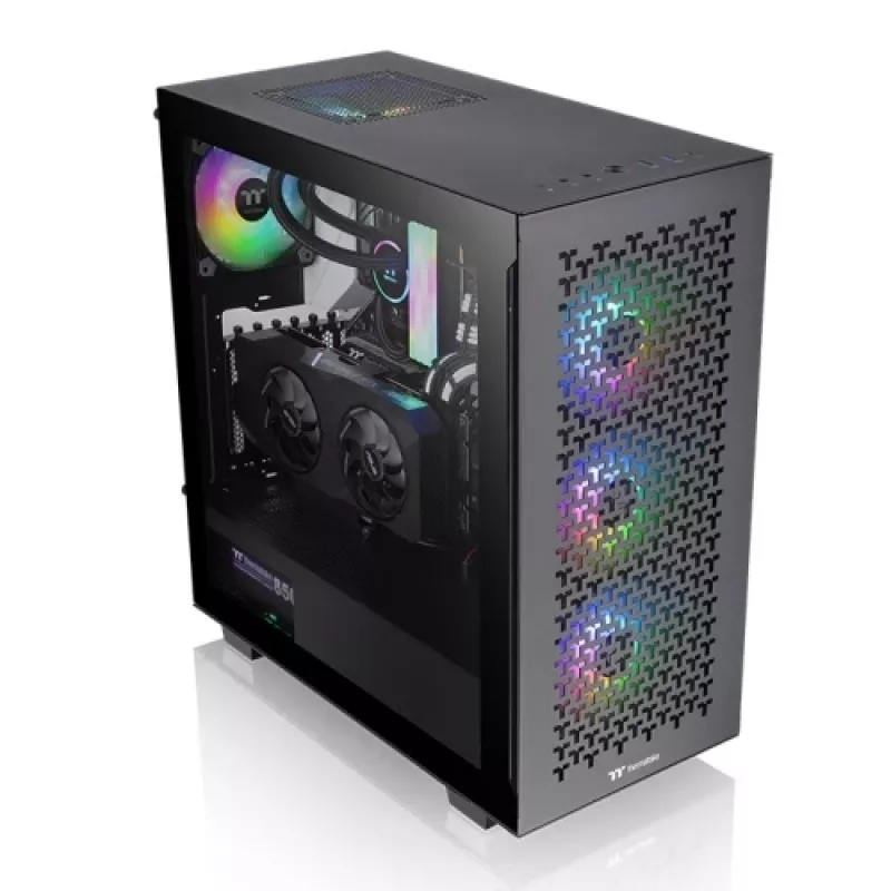 Thermaltake V350 TG ARGB Air Mid Tower korpuss, melns