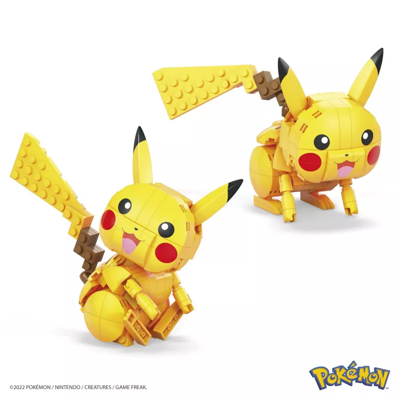 MEGA Pokémon Būvkomplekts Pikaču (211 detaļas) ar 1 darbības figūru bērniem