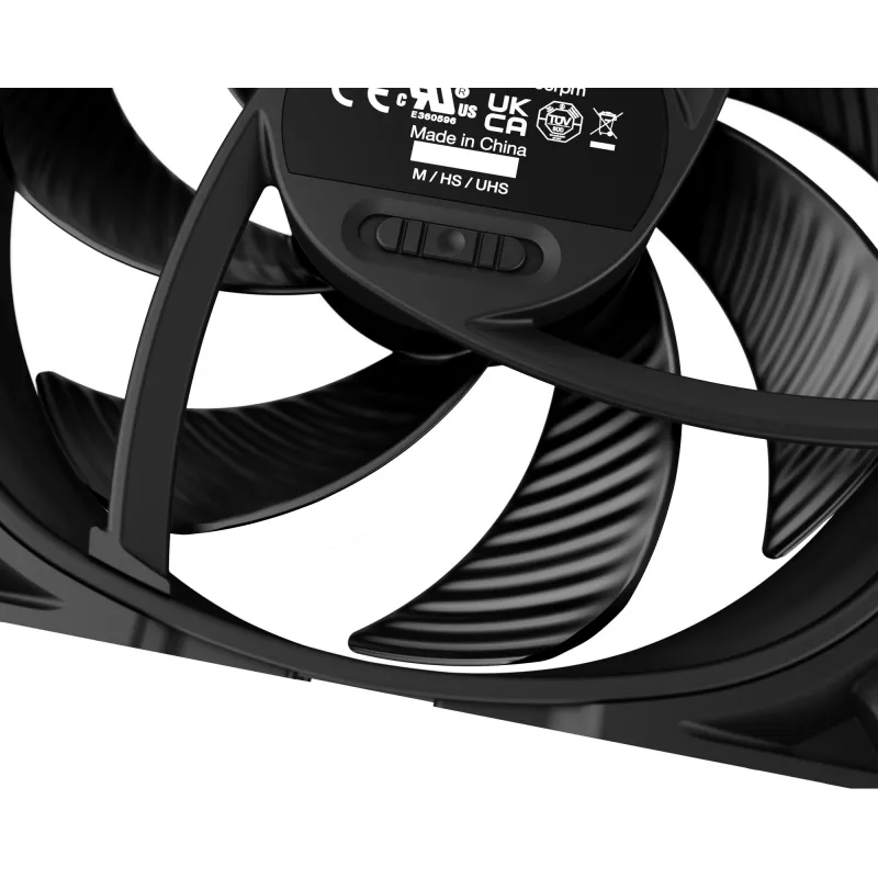 be quiet! SILENT WINGS PRO 4 | 120mm PWM datora korpusa ventilators 12 cm Melns 1 gab.