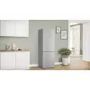 Ledusskapis-saldētājs Bosch Serie 4 KGN362IDF, brīvi stāvošs, 321 L kopējā tilpumā (218 L ledusskapis / 103 L saldētava), nerūsējošais tērauds, apakšējā saldētava