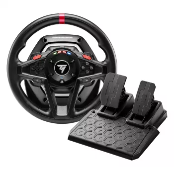 Thrustmaster T128 Melns USB Steering wheel + Pedals Analogue PC, PlayStation 4, PlayStation 5