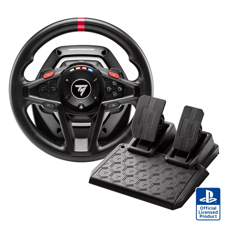 Thrustmaster T128 Melns USB Steering wheel + Pedals Analogue PC, PlayStation 4, PlayStation 5